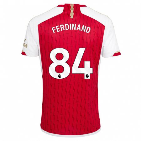 Kandiny Niño Camiseta Seb Ferdinand #84 Rojo 1ª Equipación 2023/24 La Camisa Chile