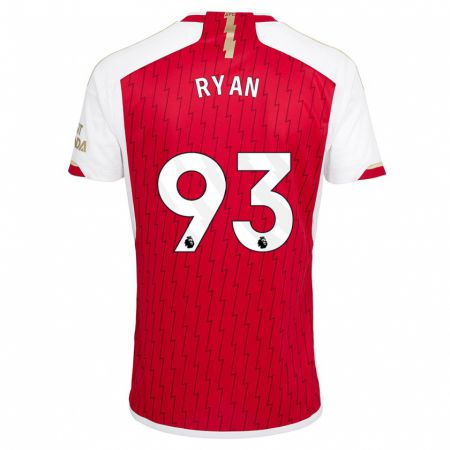 Kandiny Niño Camiseta Kamarni Ryan #93 Rojo 1ª Equipación 2023/24 La Camisa Chile