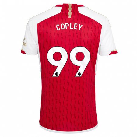 Kandiny Niño Camiseta Louie Copley #99 Rojo 1ª Equipación 2023/24 La Camisa Chile