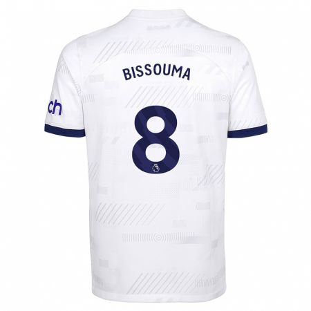 Kandiny Niño Camiseta Yves Bissouma #8 Blanco 1ª Equipación 2023/24 La Camisa Chile