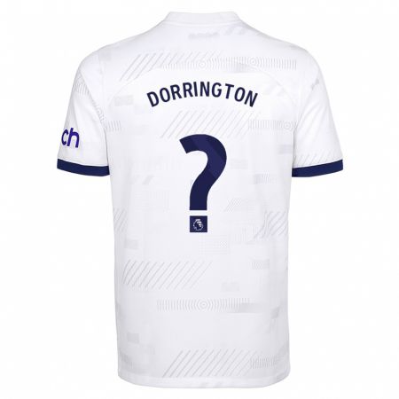 Kandiny Niño Camiseta Alfie Dorrington #0 Blanco 1ª Equipación 2023/24 La Camisa Chile