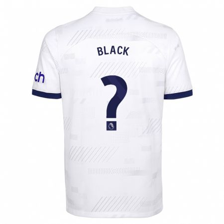 Kandiny Niño Camiseta Leo Black #0 Blanco 1ª Equipación 2023/24 La Camisa Chile