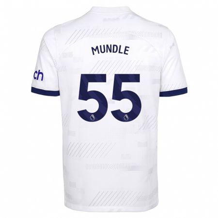 Kandiny Niño Camiseta Romaine Mundle #55 Blanco 1ª Equipación 2023/24 La Camisa Chile