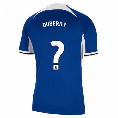 Kandiny Niño Camiseta Zain Silcott-Duberry #0 Azul 1ª Equipación 2023/24 La Camisa Chile