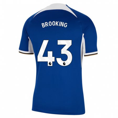 Kandiny Niño Camiseta Josh Brooking #43 Azul 1ª Equipación 2023/24 La Camisa Chile