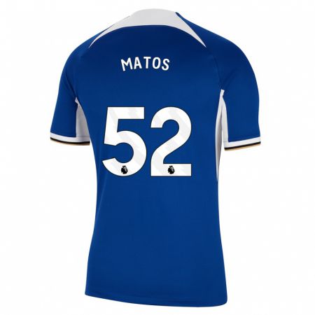 Kandiny Niño Camiseta Alex Matos #52 Azul 1ª Equipación 2023/24 La Camisa Chile