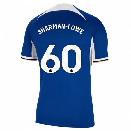 Kandiny Niño Camiseta Teddy Sharman-Lowe #60 Azul 1ª Equipación 2023/24 La Camisa Chile