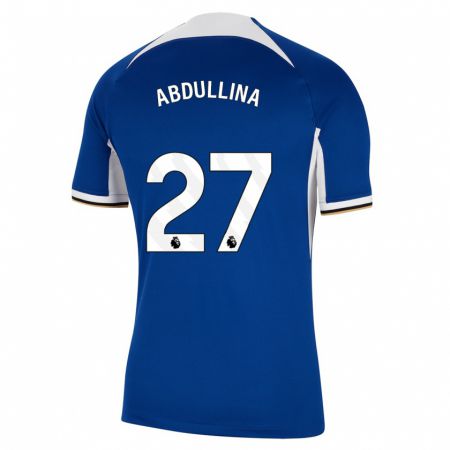Kandiny Niño Camiseta Alsu Abdullina #27 Azul 1ª Equipación 2023/24 La Camisa Chile