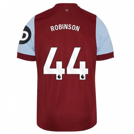 Kandiny Niño Camiseta Junior Robinson #44 Granate 1ª Equipación 2023/24 La Camisa Chile