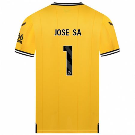 Kandiny Niño Camiseta José Sá #1 Amarillo 1ª Equipación 2023/24 La Camisa Chile