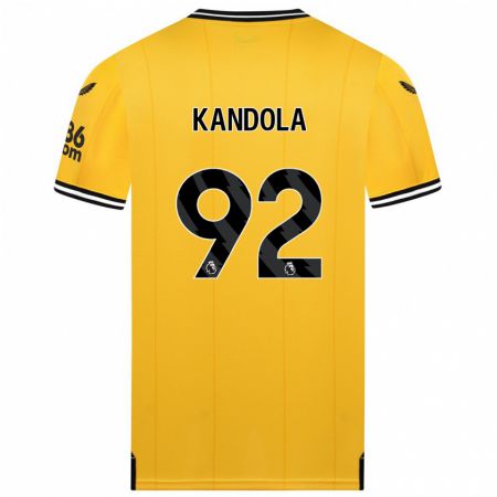 Kandiny Niño Camiseta Kam Kandola #92 Amarillo 1ª Equipación 2023/24 La Camisa Chile