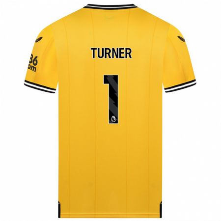 Kandiny Niño Camiseta Shannon Turner #1 Amarillo 1ª Equipación 2023/24 La Camisa Chile