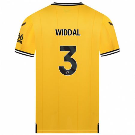 Kandiny Niño Camiseta Natalie Widdal #3 Amarillo 1ª Equipación 2023/24 La Camisa Chile
