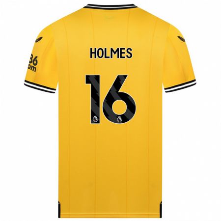 Kandiny Niño Camiseta Summer Holmes #16 Amarillo 1ª Equipación 2023/24 La Camisa Chile