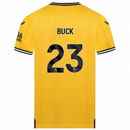 Kandiny Niño Camiseta Alex Buck #23 Amarillo 1ª Equipación 2023/24 La Camisa Chile