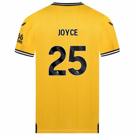 Kandiny Niño Camiseta Leonie Joyce #25 Amarillo 1ª Equipación 2023/24 La Camisa Chile