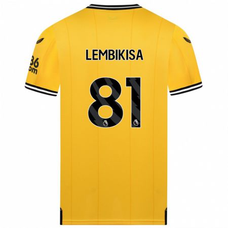 Kandiny Niño Camiseta Dexter Lembikisa #81 Amarillo 1ª Equipación 2023/24 La Camisa Chile