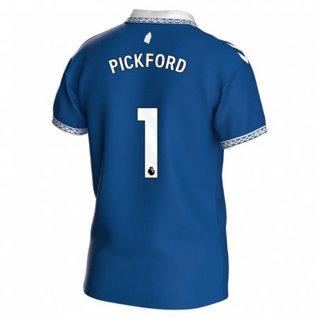 Kandiny Niño Camiseta Pickford #1 Azul Real 1ª Equipación 2023/24 La Camisa Chile