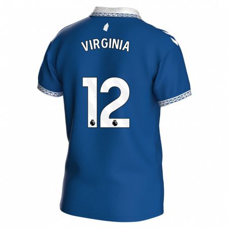 Kandiny Niño Camiseta João Virgínia #12 Azul Real 1ª Equipación 2023/24 La Camisa Chile