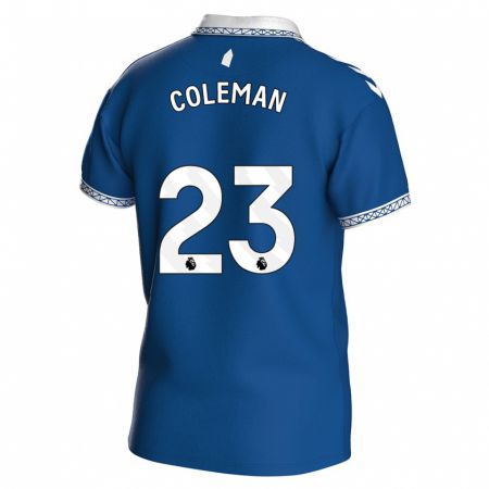Kandiny Niño Camiseta Seamus Coleman #23 Azul Real 1ª Equipación 2023/24 La Camisa Chile
