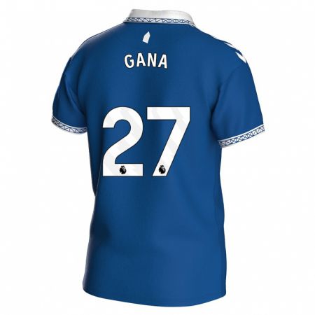 Kandiny Niño Camiseta Idrissa Gueye #27 Azul Real 1ª Equipación 2023/24 La Camisa Chile