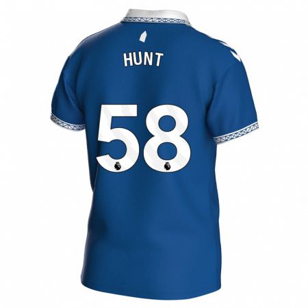 Kandiny Niño Camiseta Mackenzie Hunt #58 Azul Real 1ª Equipación 2023/24 La Camisa Chile