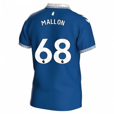 Kandiny Niño Camiseta Mathew Mallon #68 Azul Real 1ª Equipación 2023/24 La Camisa Chile