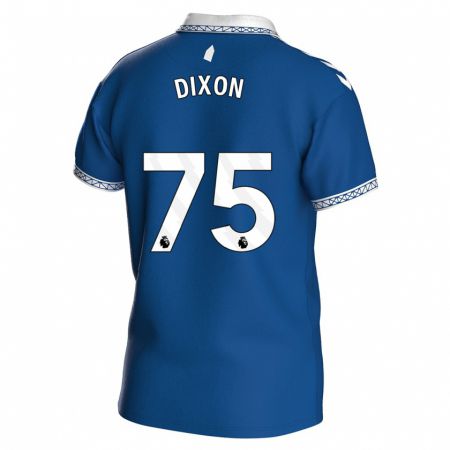 Kandiny Niño Camiseta Roman Dixon #75 Azul Real 1ª Equipación 2023/24 La Camisa Chile