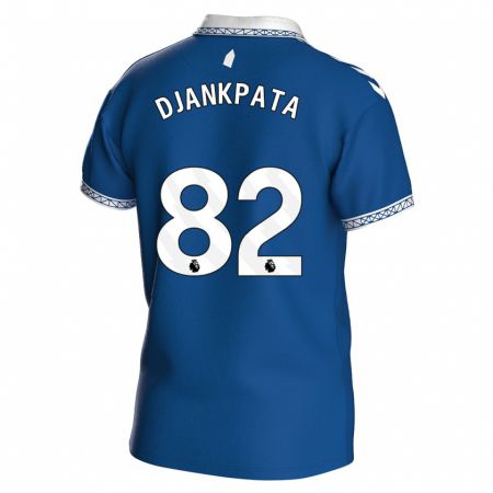 Kandiny Niño Camiseta Halid Djankpata #82 Azul Real 1ª Equipación 2023/24 La Camisa Chile