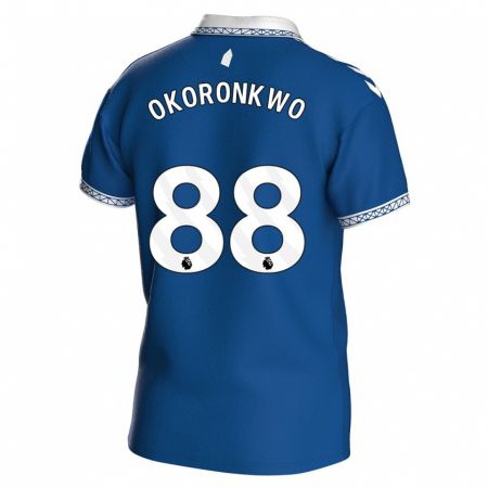 Kandiny Niño Camiseta Francis Okoronkwo #88 Azul Real 1ª Equipación 2023/24 La Camisa Chile