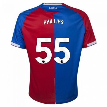 Kandiny Niño Camiseta Killian Phillips #55 Rojo Azul 1ª Equipación 2023/24 La Camisa Chile