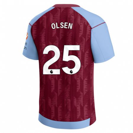 Kandiny Niño Camiseta Robin Olsen #25 Azul Claro 1ª Equipación 2023/24 La Camisa Chile