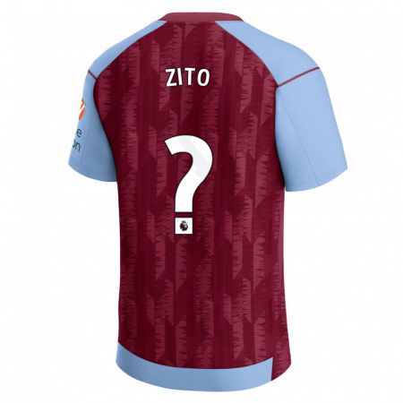 Kandiny Niño Camiseta Patrick Zito #0 Azul Claro 1ª Equipación 2023/24 La Camisa Chile