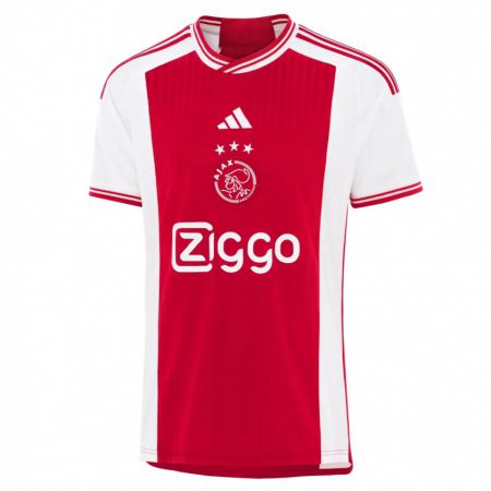 Kandiny Niño Camiseta Steven Bergwijn #7 Rojo Blanco 1ª Equipación 2023/24 La Camisa Chile