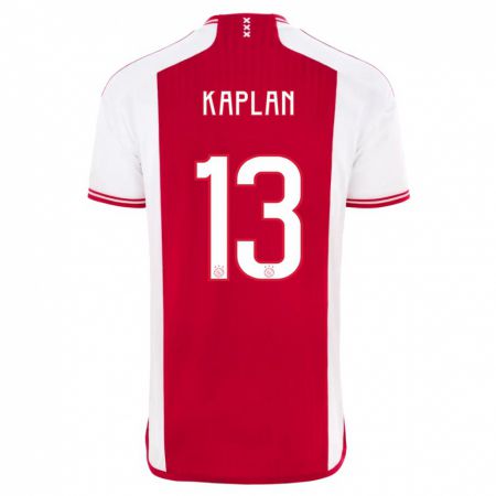 Kandiny Niño Camiseta Ahmetcan Kaplan #13 Rojo Blanco 1ª Equipación 2023/24 La Camisa Chile