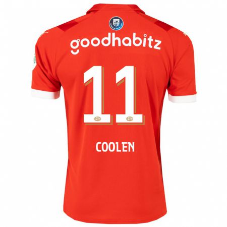 Kandiny Niño Camiseta Nadia Coolen #11 Rojo 1ª Equipación 2023/24 La Camisa Chile