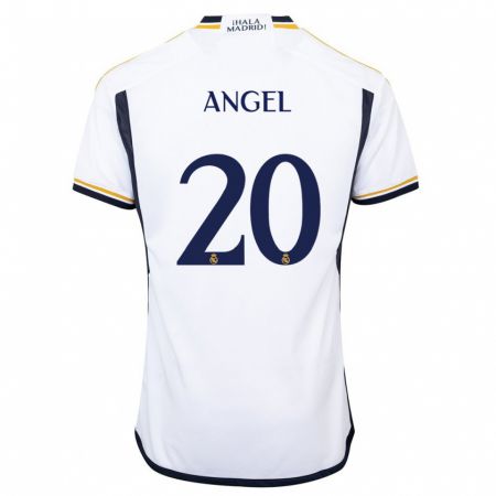 Kandiny Niño Camiseta Manuel Ángel #20 Blanco 1ª Equipación 2023/24 La Camisa Chile