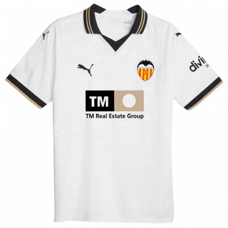 Kandiny Niño Camiseta Kerlly Real #19 Blanco 1ª Equipación 2023/24 La Camisa Chile