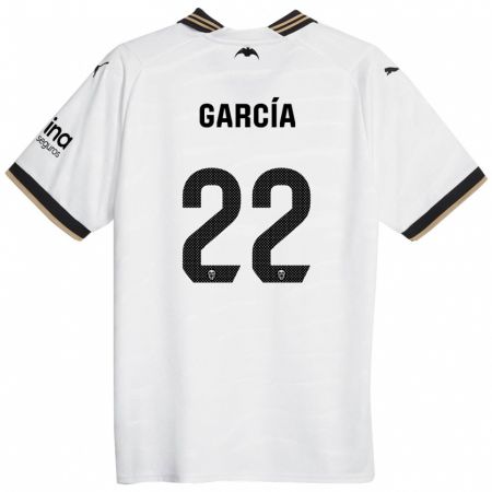 Kandiny Niño Camiseta Azael García #22 Blanco 1ª Equipación 2023/24 La Camisa Chile