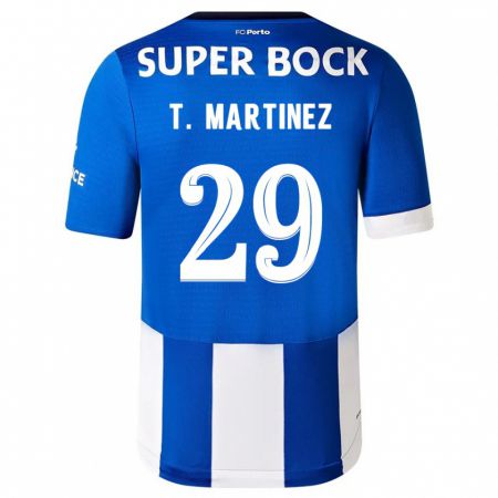 Kandiny Niño Camiseta Toni Martínez #29 Azul Blanco 1ª Equipación 2023/24 La Camisa Chile