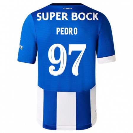Kandiny Niño Camiseta Zé Pedro #97 Azul Blanco 1ª Equipación 2023/24 La Camisa Chile