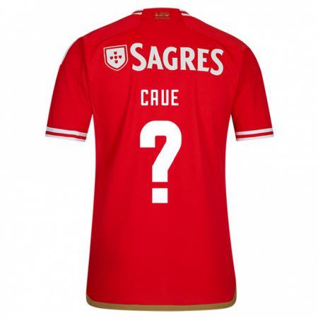 Kandiny Niño Camiseta Cauê #0 Rojo 1ª Equipación 2023/24 La Camisa Chile