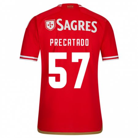 Kandiny Niño Camiseta Precatado #57 Rojo 1ª Equipación 2023/24 La Camisa Chile