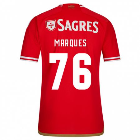 Kandiny Niño Camiseta Gustavo Marques #76 Rojo 1ª Equipación 2023/24 La Camisa Chile