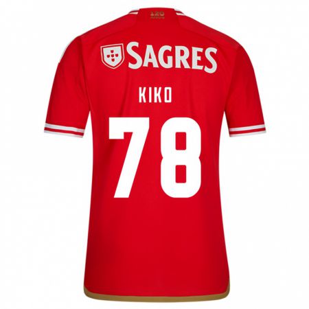 Kandiny Niño Camiseta Kiko #78 Rojo 1ª Equipación 2023/24 La Camisa Chile