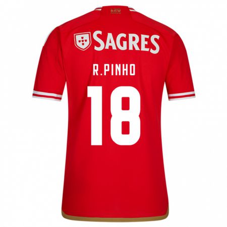 Kandiny Niño Camiseta Rodrigo Pinho #18 Rojo 1ª Equipación 2023/24 La Camisa Chile