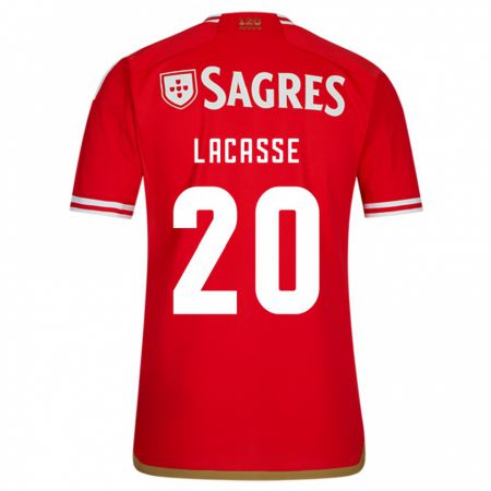 Kandiny Niño Camiseta Cloe Lacasse #20 Rojo 1ª Equipación 2023/24 La Camisa Chile