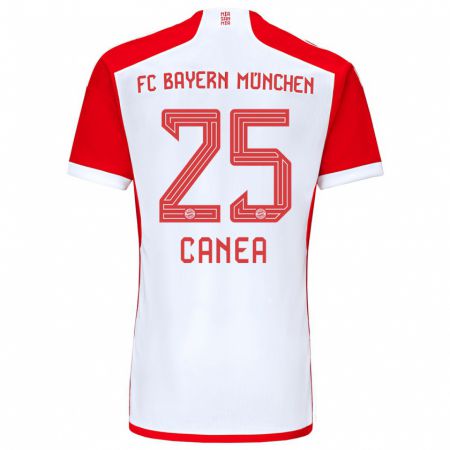 Kandiny Niño Camiseta Rares Canea #25 Rojo Blanco 1ª Equipación 2023/24 La Camisa Chile