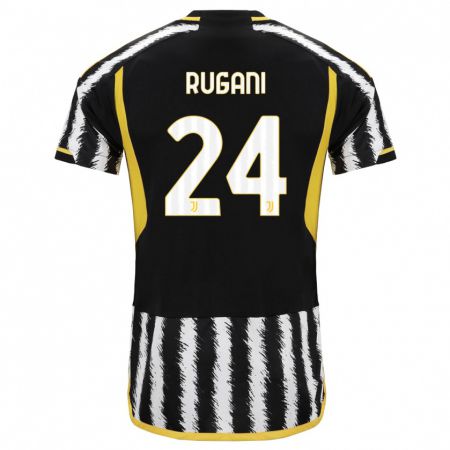 Kandiny Niño Camiseta Daniele Rugani #24 Blanco Negro 1ª Equipación 2023/24 La Camisa Chile
