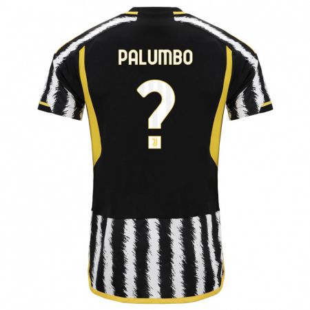 Kandiny Niño Camiseta Martin Palumbo #0 Blanco Negro 1ª Equipación 2023/24 La Camisa Chile